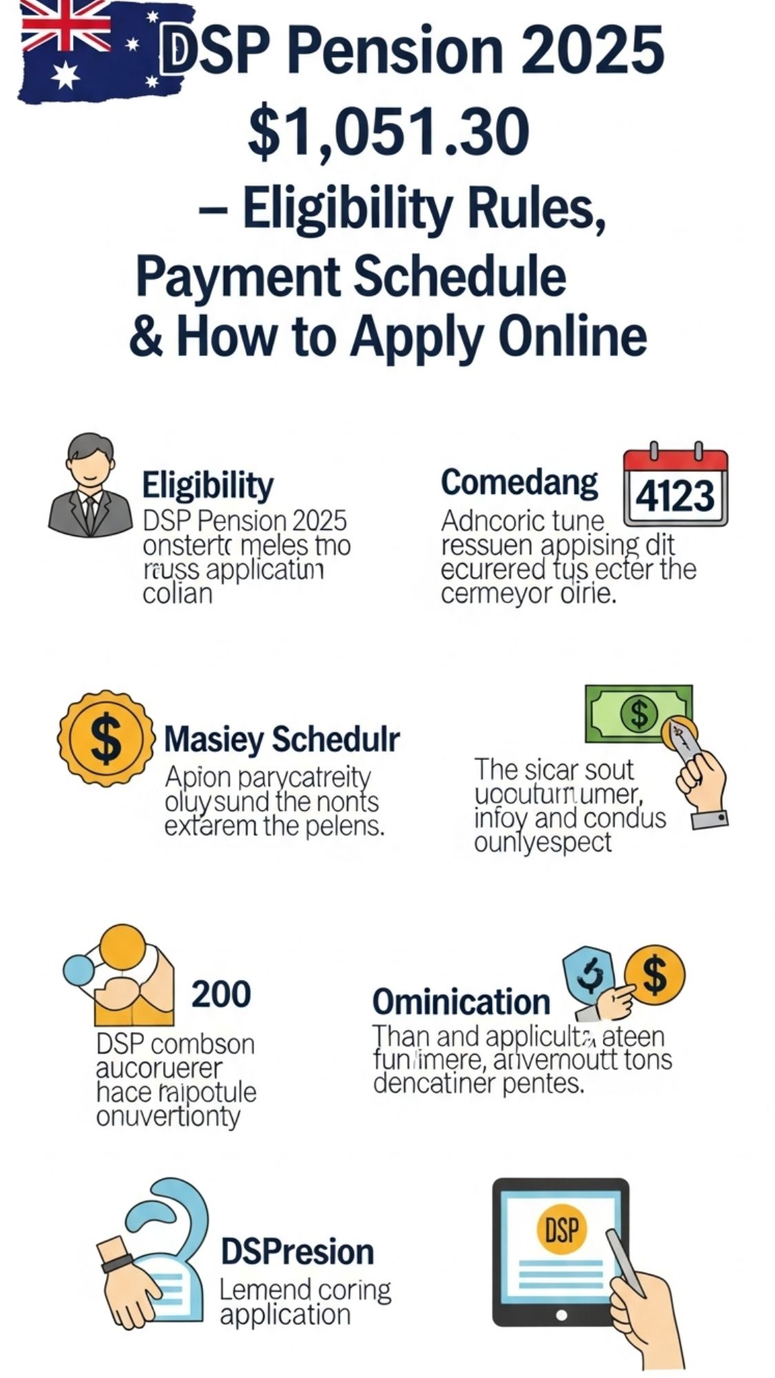 DSP Pension 2025 $1,051.30 Rate